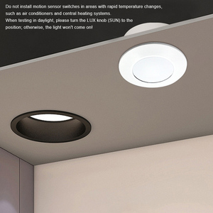 Độ nhạy cao 24Ghz AC100-240V trong nhà cơ thể con người Cư cảm biến Trần gắn thiết bị chuyển mạch quy nạp với phát hiện hơi thở - Product Image 5