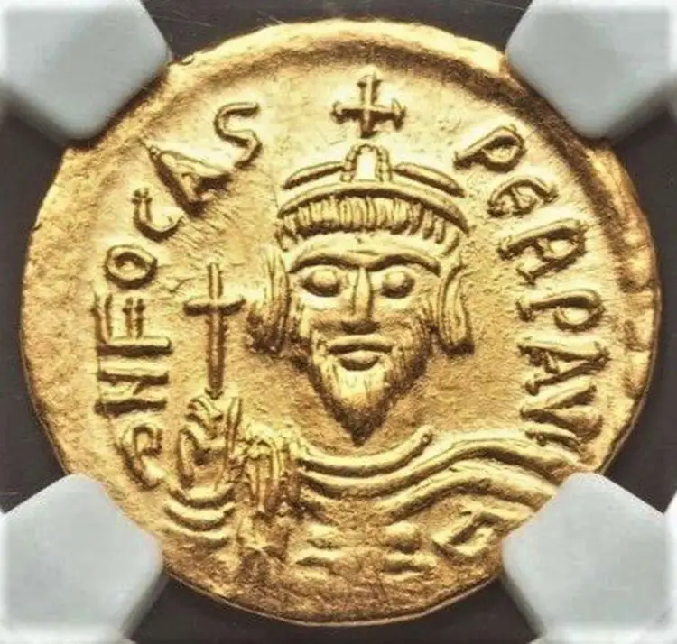 공장 고대 로마 오래된 금은 기념품 동전