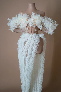 Novance Y3503 Wholesale China Low Price Products Flower Prom <strong>Wedding</strong> Gowns <strong>Dress</strong> Bridal Luxury <strong>Wedding</strong> <strong>Dresses</strong> White