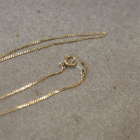 Collier pour femme en argent pur plaqué or au design minimaliste, chaînes de câble