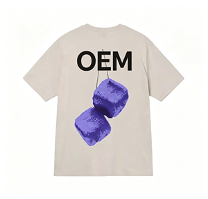Camiseta estampada para hombre de alta calidad, 100% algodón puro, transpirable, con estampado de grafiti, logotipo OEM - Product Image 4