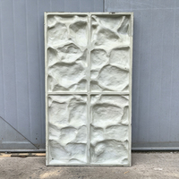 Pierres artificielles pour jardin, panneau mural en pierre artificielle PU, panneaux muraux pour décoration intérieure et extérieure, contour de cheminée