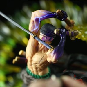 Figura DE ACCIÓN DE Roronoa Zoro de One Piece de <span class=keywords><strong>Anime</strong></span> de 30cm, modelo de PVC de fantasmas de isla luminosa para colección o regalo - Product Image 4