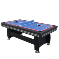 Meilleure vente de Table de jeu combiné multifonction utilisé en intérieur avec tous les accessoires, Table de billard, Tennis, Air Hockey