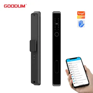 Goodum keamanan Digital tanpa kunci gerbang TTlock Wifi rumah pintar kunci pintu Tuya App otomatis kunci pintu sidik jari