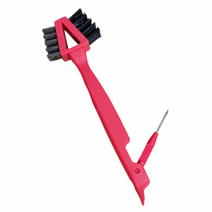 Gas Stove <b>Cleaning</b> <b>Brush</b> With Steel Wire Long Handle <b>For</b> Kitchen Stovetop And Crevices 2 In 1 Design - Product Image 1