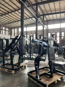 Thể hình tập thể dục cho phòng tập thể dục sử dụng Heavy Duty tấm nạp thép không gỉ ngồi trở lại chèo thuyền ngực cánh tay chân sức mạnh Đào Tạo - Product Image 3