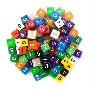 Dados de D6 de 16 mm de Alta Calidad, Impresos en Acrílico Personalizado, para Juegos de Mesa Digitales, Dados de Dígitos Enrollables - Product Image 4