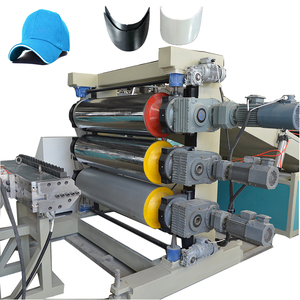 Ligne d'extrusion de feuilles de plastique PE d'usine, machine de fabrication de visières de chapeau - Product Image 2