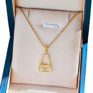 Set <span class=keywords><strong>Collana</strong></span> e Orecchini in Oro 18K, <span class=keywords><strong>Collana</strong></span> con <span class=keywords><strong>Lettera</strong></span> <span class=keywords><strong>C</strong></span>, Orecchini di Lusso Leggero di Alta Gamma, Moda Versatile - Product Image 5