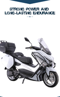 Scooter à essence automatique MS3 150cc, style moto