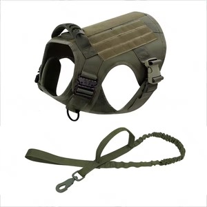 Arnés Táctico Personalizado de Nailon para Perro, Estilo Casual, Chaleco de Nailon para Perro Grande, Conjunto de Arnés y Collar para Mascotas, Venta al por Mayor - Product Image 4