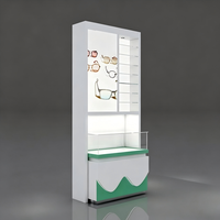 Présentoir en bois pour lunettes LED en stock – Support d'affichage pour magasins d'optique et centres commerciaux
