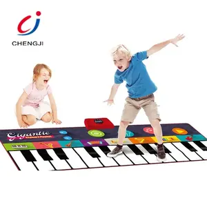 24键儿童演奏便携式乐器电动巨型钢琴键盘舞毯