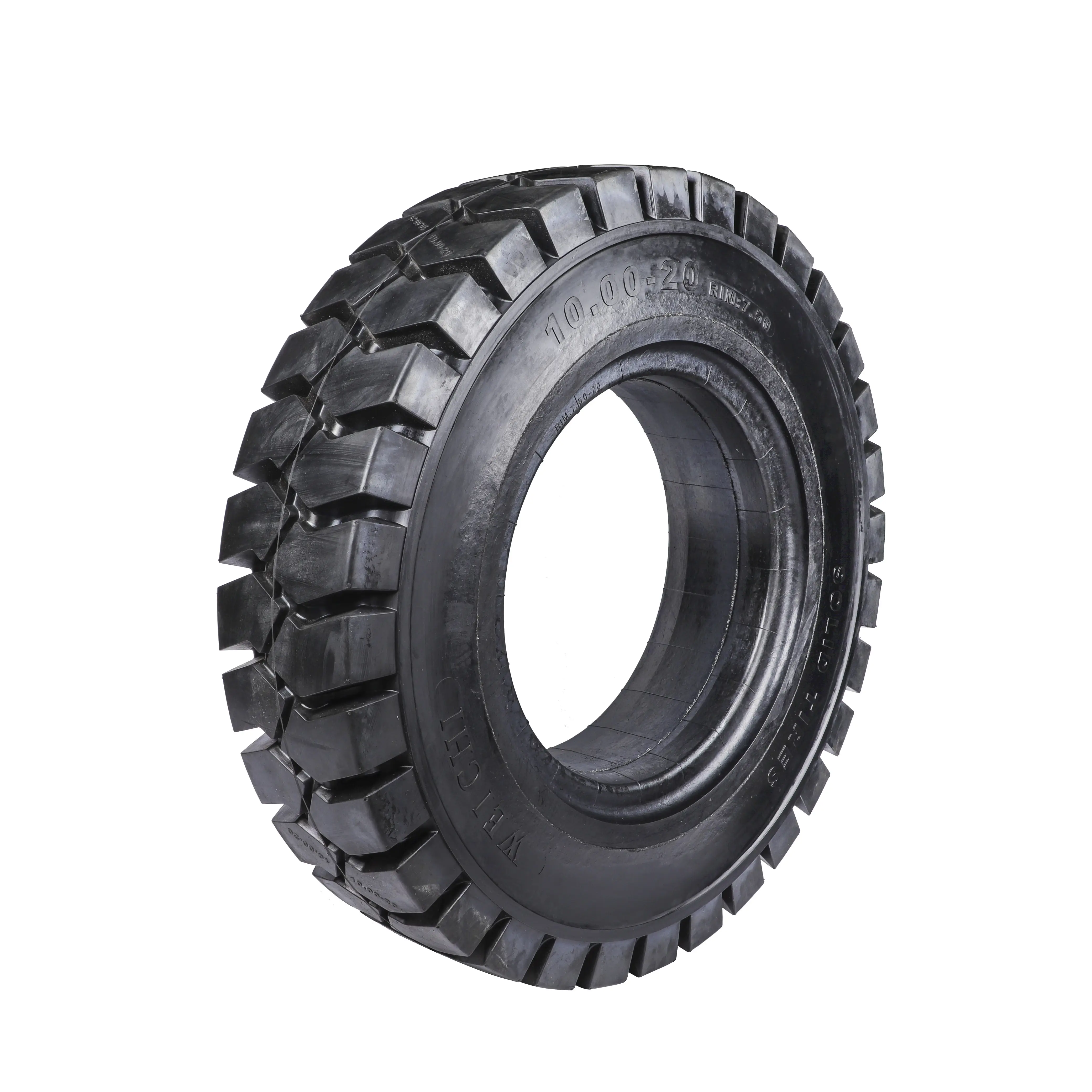 Stable High Quality With Factory Sale Price 10.00-20 Solid Rubber Forklift Tire Of Different Sizes