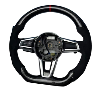 Volante de Coche Personalizado con Calefacción, LED y Fibra de Carbono Alcántara para <span class=keywords><strong>Mazda</strong></span> 3 Cx5 Cx-<span class=keywords><strong>5</strong></span> 50 2013 2014 2015 2016 2017 2018 2019 2020 2021 - Product Image 2