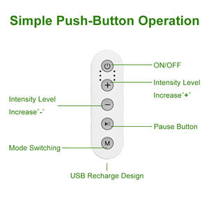 Appareil TENS sans fil 6 modes Stimulateur musculaire pour soulager la douleur <span class=keywords><strong>20</strong></span> intensités Masseur rechargeable portable avec contrôle par application - Product Image 5