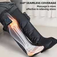 Ekang PL-8806 360 °   Masseur de jambes à couverture complète Air Wave avec airbags, vibrations et chauffage pour thérapie des genoux, cuisses, mollets et pieds