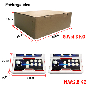 26800 in 1 Video HD 3D-Spielekonsole Family Party <span class=keywords><strong>Retro</strong></span> Münz betriebene Spiele konsole Pandora Arcade <span class=keywords><strong>Wireless</strong></span> Controller - Product Image 6