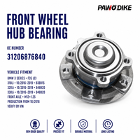 Ensemble de moyeu de roue de véhicule OE 31206876840 pour BMW F35 après octobre 2016, pièce de rechange pour réparation de châssis de roue avant