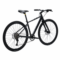 SpiritX Aluminium-Legierung Gravel Bike Rennrad 700C Steckachse 10-Gang Hydraulische Scheibenbremse Flachlenker Halb-integrierte Kabelführung