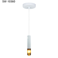 Lustre suspendu LED minimaliste de haute qualité pour hôtel et maison, avec câble et prises G9 pour escalier