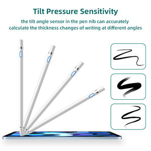 แฟชั่นใหม่ปากกาสไตลัสสัมผัสหน้าจอดินสออัจฉริยะสีขาวงานตามสั่งสำหรับแอปเปิ้ลแท็บเล็ตพีซี - Product Image 5