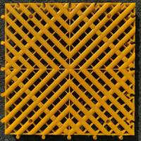 Dalles de sol de garage en PP robustes, modulaires, antidérapantes, à clipser, pour ateliers de réparation et d'entretien automobile
