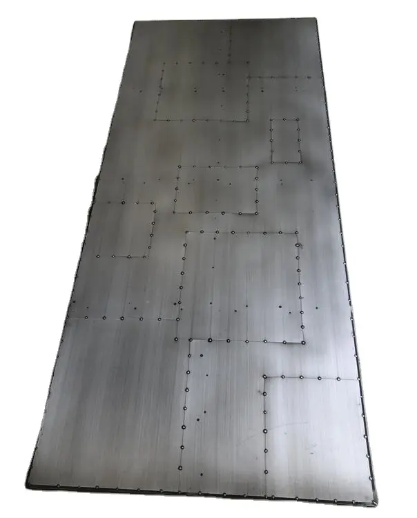 Cubierta Industrial de acero inoxidable, puerta de seguridad de Metal de hierro antifuego resistente para almacén