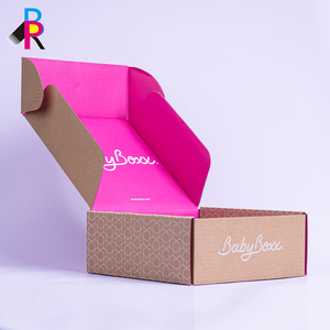 Boîte d'expédition pliable écologique personnalisée de haute qualité pour boîte d'<span class=keywords><strong>abonnement</strong></span> <span class=keywords><strong>avec</strong></span> impression recto-verso, fabricant, vente en gros - Product Image 2