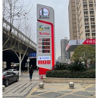 Affichage LED de station-service, écran LCD, signalisation numérique et écrans, lecteur publicitaire