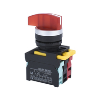 Interrupteur à bouton poussoir en plastique certifié CE RoHS, sécurité IP64, boutons poussoirs 8 mm, bouton poussoir IP67 pour le marché international standard
