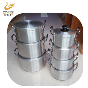 7 Cái Nhôm Nấu Ăn Nồi Với Thép Không Gỉ Knob/Chất Lượng Tốt Và Giá Rẻ 7 Cái <span class=keywords><strong>Cookware</strong></span> <span class=keywords><strong>Set</strong></span> - Product Image 4