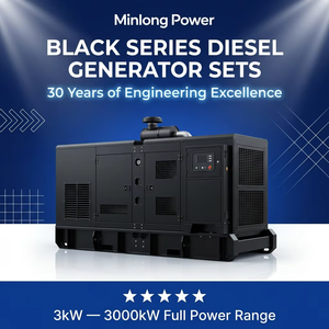 Generador de 100kva 150kva 200kva 250kva Súper Silencioso Insonorizado Refrigerado por Agua con - Product Image 1