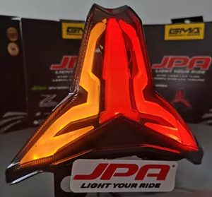 Luz Trasera LED JPA para Motocicleta <span class=keywords><strong>Kawasaki</strong></span> H2r ZX25R ZX10R ZX6R ZX4R <span class=keywords><strong>Ninja</strong></span> Z1000 400 300 <span class=keywords><strong>250</strong></span>, Accesorios de Motocicleta, Lámpara de Freno, 2018 2019 <span class=keywords><strong>2021</strong></span> - Product Image 2