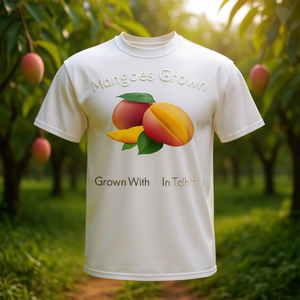 T-shirt promotionnel « Mangues cultivées avec foi à Tahiti » - Product Image 3