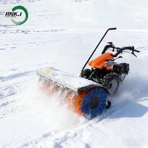 RNKJ Nouveau balai à neige <span class=keywords><strong>thermique</strong></span> multifonctionnel tout-terrain, haute puissance, portatif, à essence, avec trémie de 12 pieds cubes, extension - Product Image 1
