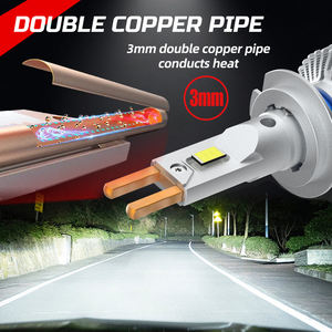 <span class=keywords><strong>Kit</strong></span> Ampoule LED H4 H7 204W 16000LM 12V 24V Sans Scintillement Puissance Stable pour Voiture et Camion - Product Image 3