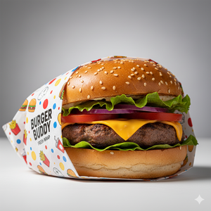 Hojas de papel Kraft Deli recubiertas de PE de grado alimenticio al por mayor para envolver hamburguesas, patatas fritas y perritos calientes - Product Image 3