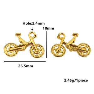 Colgante 3D de Acero Inoxidable con Forma de Bicicleta/Motocicleta para Joyería, Llavero DIY, Accesorio de Regalo Unisex - Product Image 2