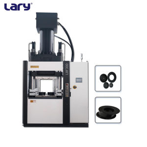Machine de moulage par compression automatique de caoutchouc Lary PLC avec système d'exploitation HMI, force de serrage de 3000 <span class=keywords><strong>KN</strong></span>, taille de moule de 500-700 mm, caoutchouc - Product Image 1
