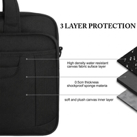 Porte-documents de voyage d'usine sac d'ordinateur portable extensible grand sac à bandoulière étui d'attache d'affaires résistant à l'eau