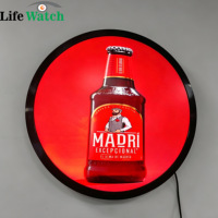Pantalla LCD Circular de 23.6 Pulgadas para Interiores, Señalización Digital Circular para Centros Comerciales y Tiendas Minoristas