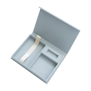 Tùy chỉnh sang trọng bên ngoài chăm sóc da tóc bao bì mỹ phẩm lá vàng mỹ phẩm mỹ phẩm gấp hộp từ tính với chèn - Product Image 5