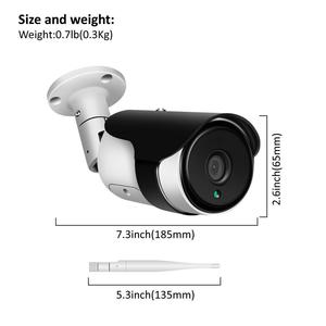 Baru 1080P Kamera Pengawas <span class=keywords><strong>Ip</strong></span> Pengawasan Kecil Luar Ruangan 2mp Kamera CCTV Penglihatan Malam - Product Image 2