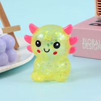 Jouet créatif anti-stress, adorable jouet à presser en forme de salamandre, cadeau pour enfants, jouet à remontée lente