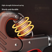 Agarrador de Resistencia Ajustable de 5-100 KG con Contador para Fortalecer Músculos de Muñeca, Brazo y Dedos