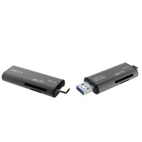 Pembaca kartu USB OTG, untuk Laptop Smart SIM pembaca kartu tipe-c dengan instalasi eksternal mendukung kartu SD CF XD SM