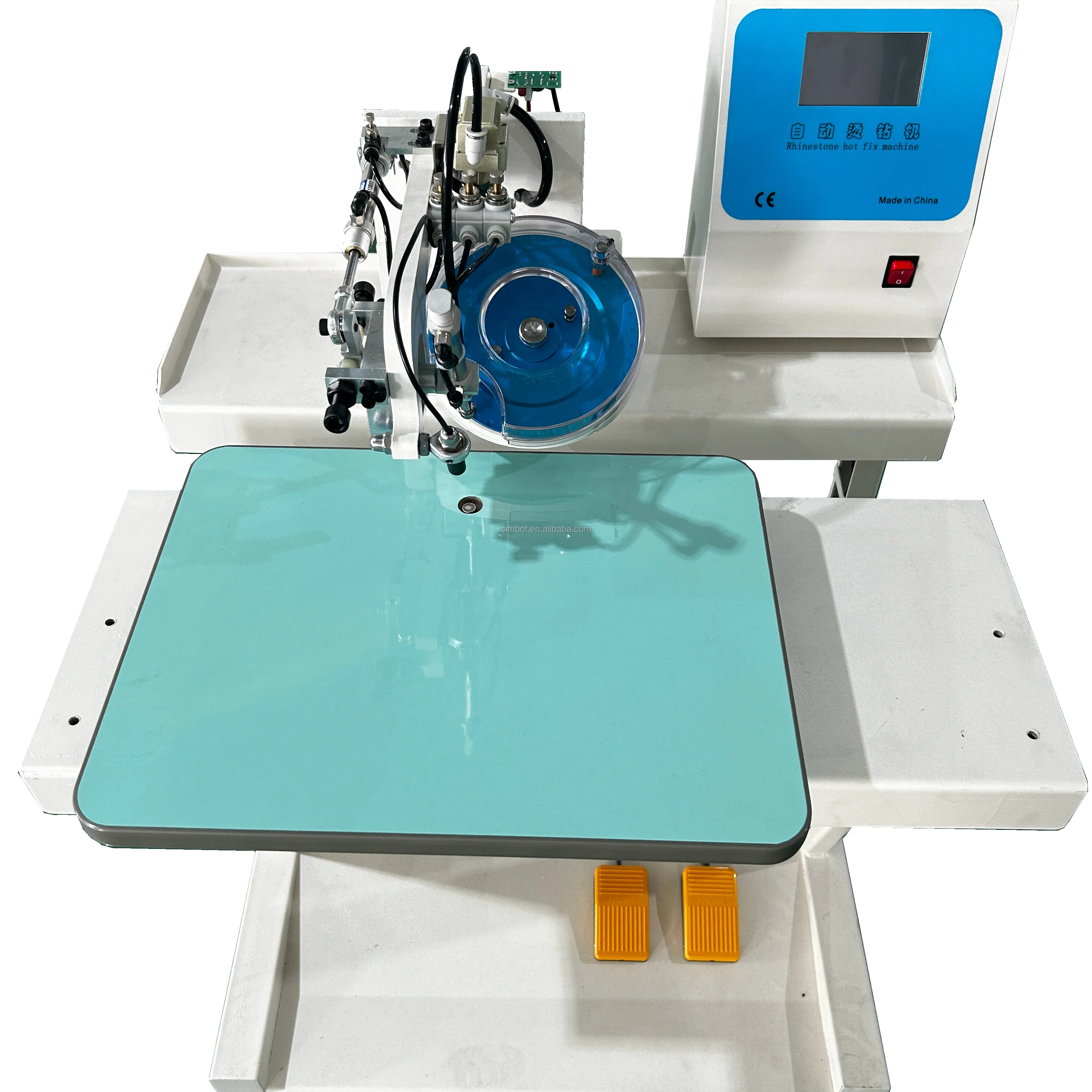 Mesin berlian imitasi Hotfix otomatis untuk pabrik pakaian grosir alat berlian imitasi Hotfix mesin berlian imitasi desain baru