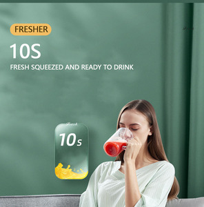 Xách tay USB nguồn điện máy ép trái cây & Máy xay sinh tố với rơm để làm smoothies & thực phẩm mini cho xe sử dụng công cụ nhà bếp - Product Image 4